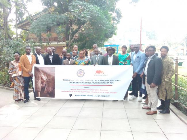 Conservation : AWF ORGANISE UNE FORMATION SUR L’AMELIORATION DES POURSUITES JUDICIAIRES DES INFRACTIONS SUR LA FAUNE SAUVAGE A L’INTENTION DES MAGISTRATS, PRATICIENS DES DROITS ET ACTEURS DE LA CONSERVATION