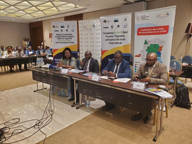 Environnement : LANCEMENT OFFICIEL DU PROJET « UNE SANTE » DANS LE PAYSAGE DU GRAND VIRUNGA