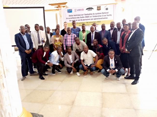 Forêt : LE MINISTERE DE L’ENVIRONNEMENT ET DEVELOPPEMENT DURABLE (DIAF &DD) AVEC L’APPUI DE L’USAID, CARP, US FOREST-IP ET OSFAC, ORGANISENT UN ATELIER TECHNIQUE SUR L’EVALUATION DU SYSTEME NATIONAL DE SURVEILLANCE DES FORETS ET L’ELABORATION D’UNE FEUILLE DE ROUTE EN VUE DE SON OPERATIONNALISATION