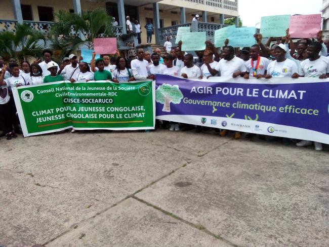 Climat : DEUXIEME EDITION DE LA MARCHE POUR LE CLIMAT, LA JEUNESSE CONGOLAISE DEMANDE AU GOUVERNEMENT D’AGIR MAINTENANT